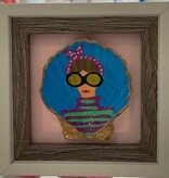 Assorted 4"x4" Shell Art