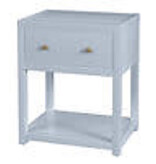 Nora Nightstand Light Blue 21Wx26Hx17D 1 Drawer