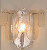 Echo Sconce Natural Brass 10"H X 11.5"W