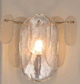 Echo Sconce Natural Brass 10"H X 11.5"W