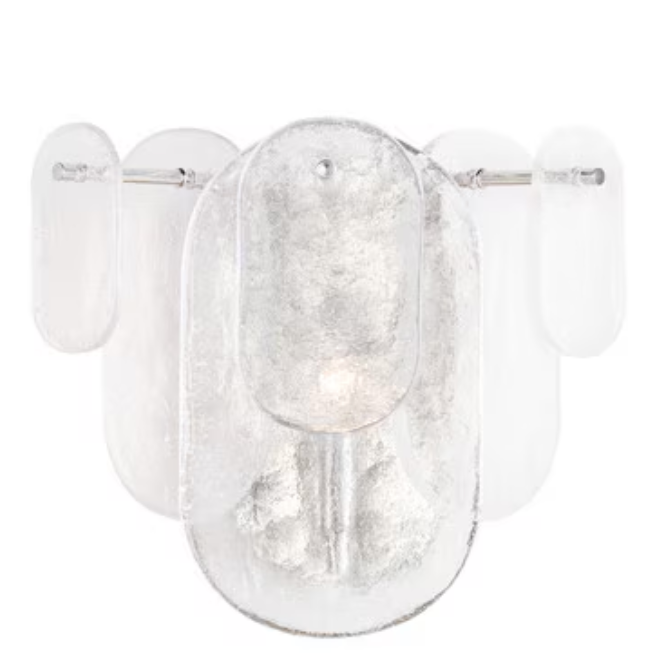 Echo Sconce Natural Brass 10"H X 11.5"W
