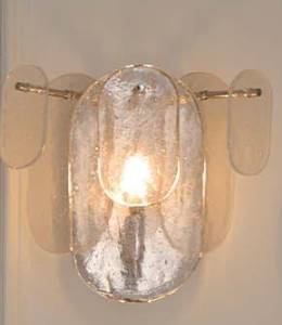 Echo Sconce Natural Brass 10"H X 11.5"W