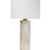 Gear Alabaster Table Lamp  30.5"H x 16"W