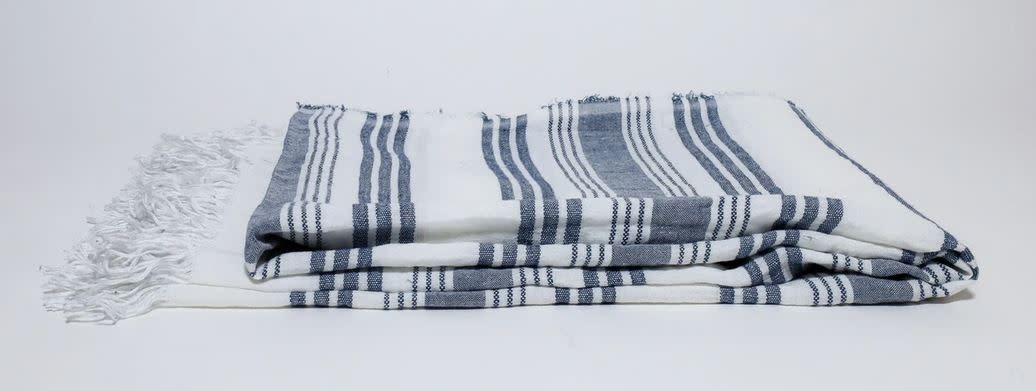 Malibu Throw  Navy Blue 70 x 55