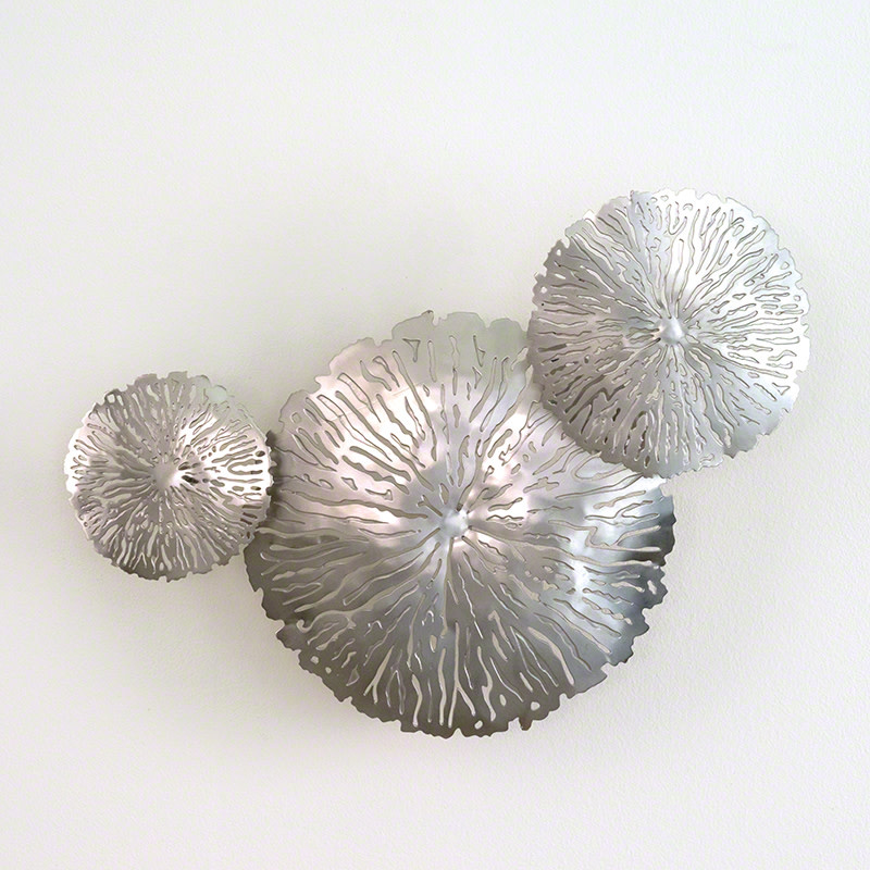Lily Pad Clusters-Antique Nickel  SET OF 3