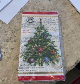 White Christmas Guest Towel