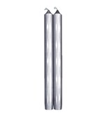 Silver Candle Crown Pairs 10"