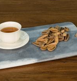 Marly Large Rectangular Marble Plate  16"w 9"d x 1"h