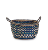 Hand-Crafted Seagrass Talamanca Basket MD - 16"W x 14"D x 10"H