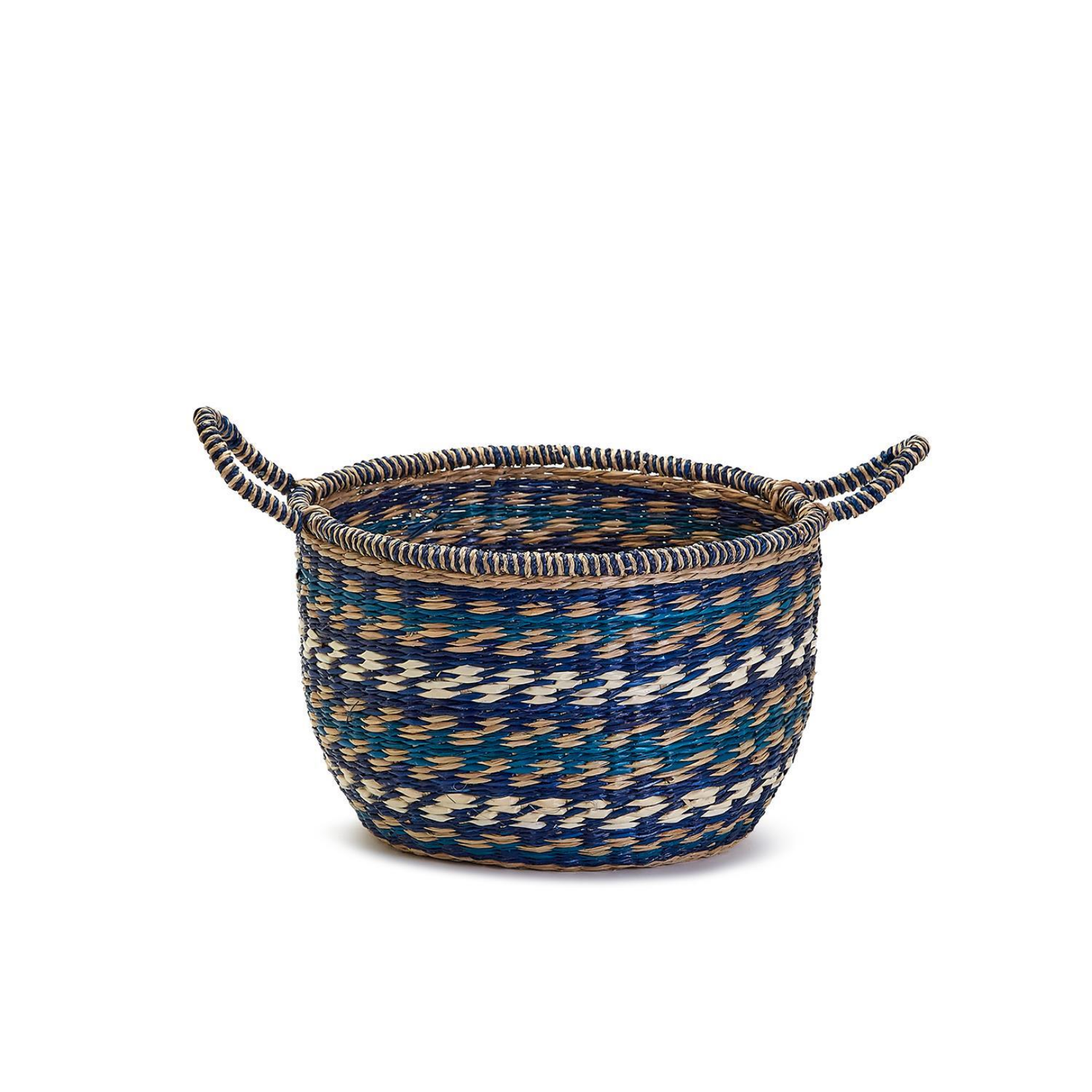 Hand-Crafted Seagrass Talamanca Basket SM - 13"W x 12"D x 9"H