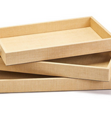 Terra Cane Gallery Tray Natural 17 3/4 W x 10 1/4 D x 2"H