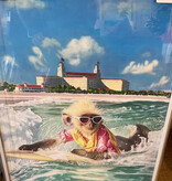 The Beach Breaker (Surfer) - 20" x 16"
