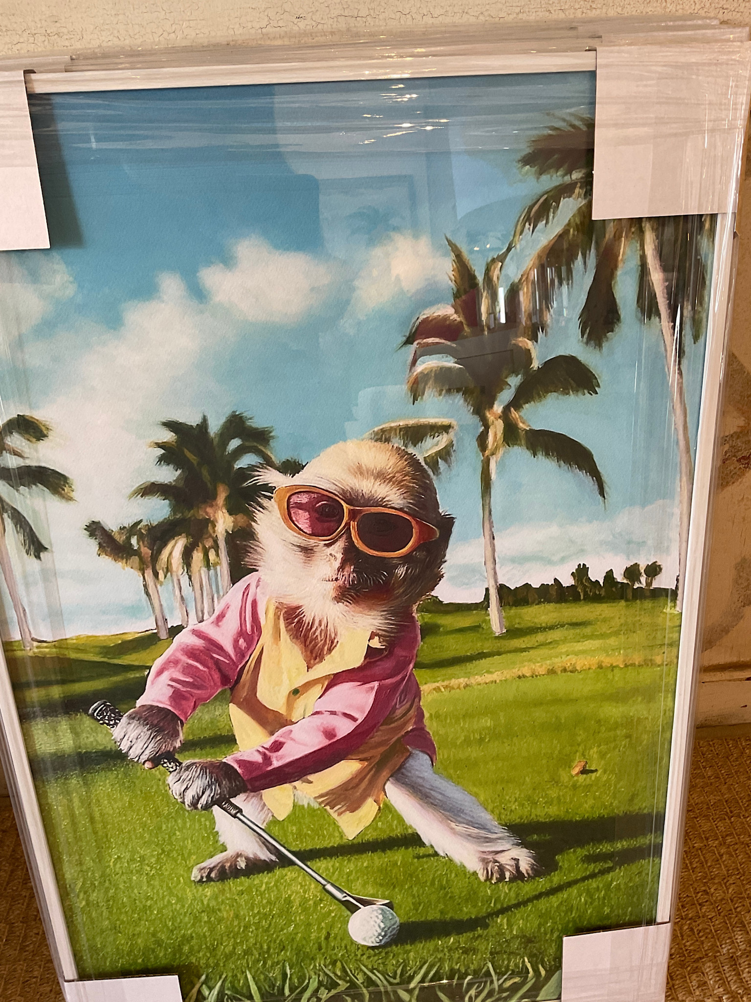 The Snow Bird (Golfer) - 20" x 16"