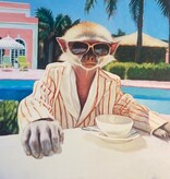Monkey Business at the Colony - Canvas Print - 40" x 40"