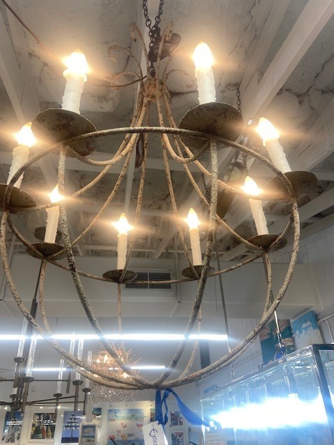 Niermann Weeks Bruges Chandelier 36.5" 28" Diam.