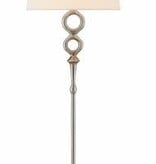 Bristol Table Lamp in Burnished Silver Leaf31H x 10W