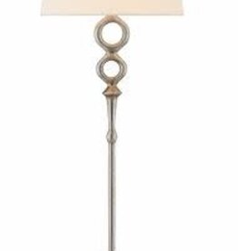 Bristol Table Lamp in Burnished Silver Leaf31H x 10W