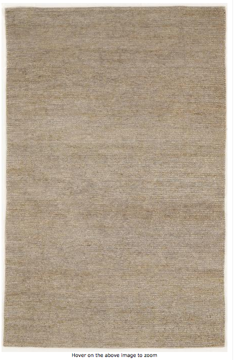 Silver Jute 5x8