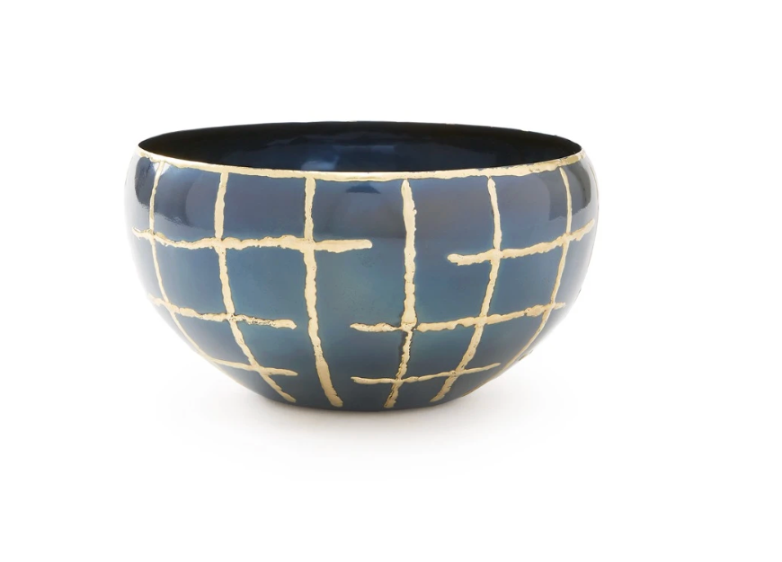 Loom Medium Bowl/Anthracite / 7W x 7D x 4H