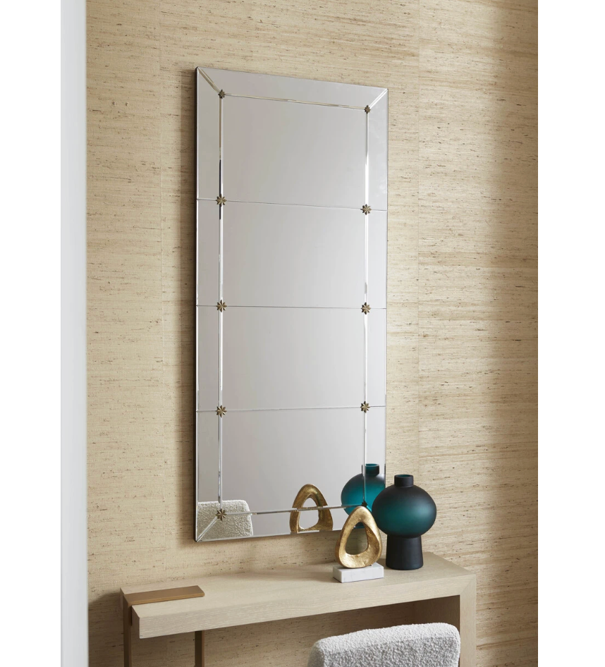 Rosette Mirror/Clear  21W x 1.5D x 49H