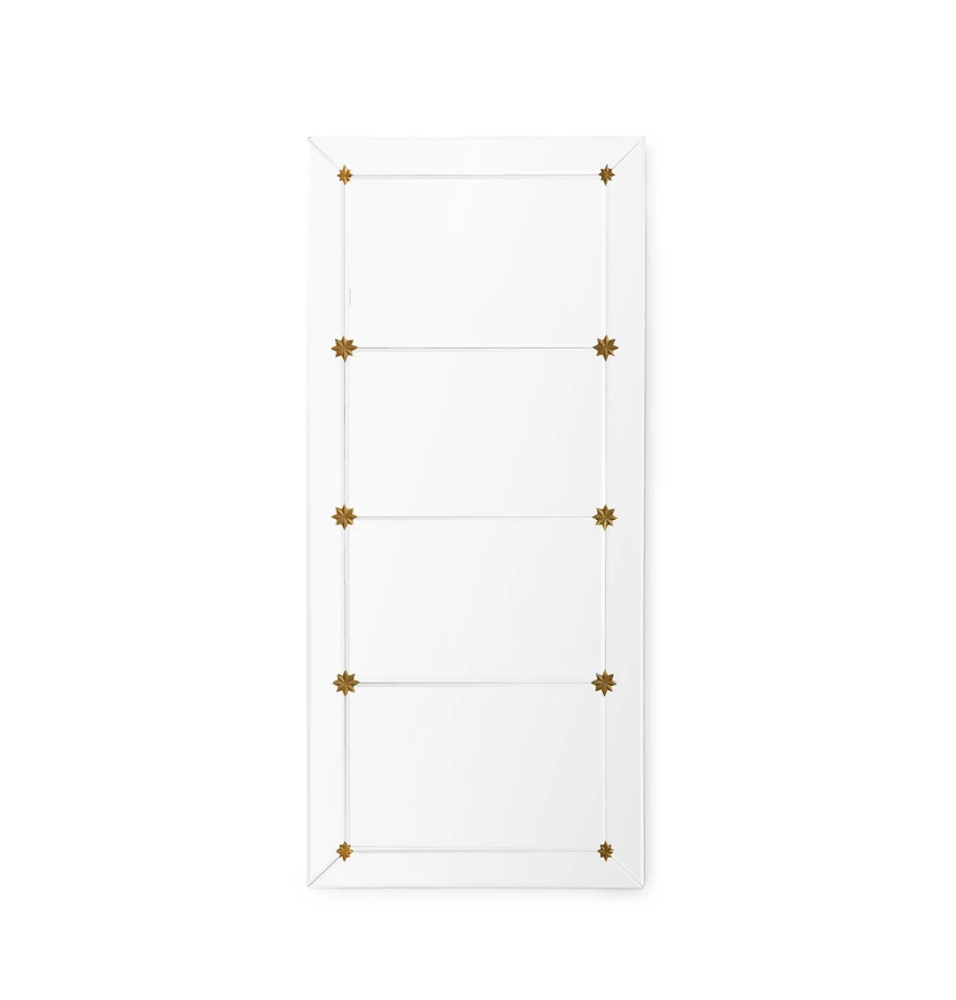Rosette Mirror/Clear  21W x 1.5D x 49H