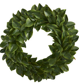 30" Artificial Magnolia Wreath
