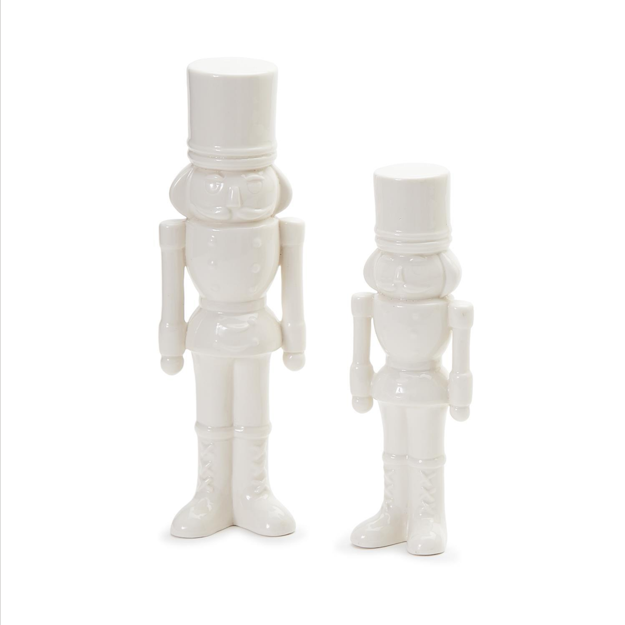 Set of 2 Decorative Nutcrackers - Porcelain