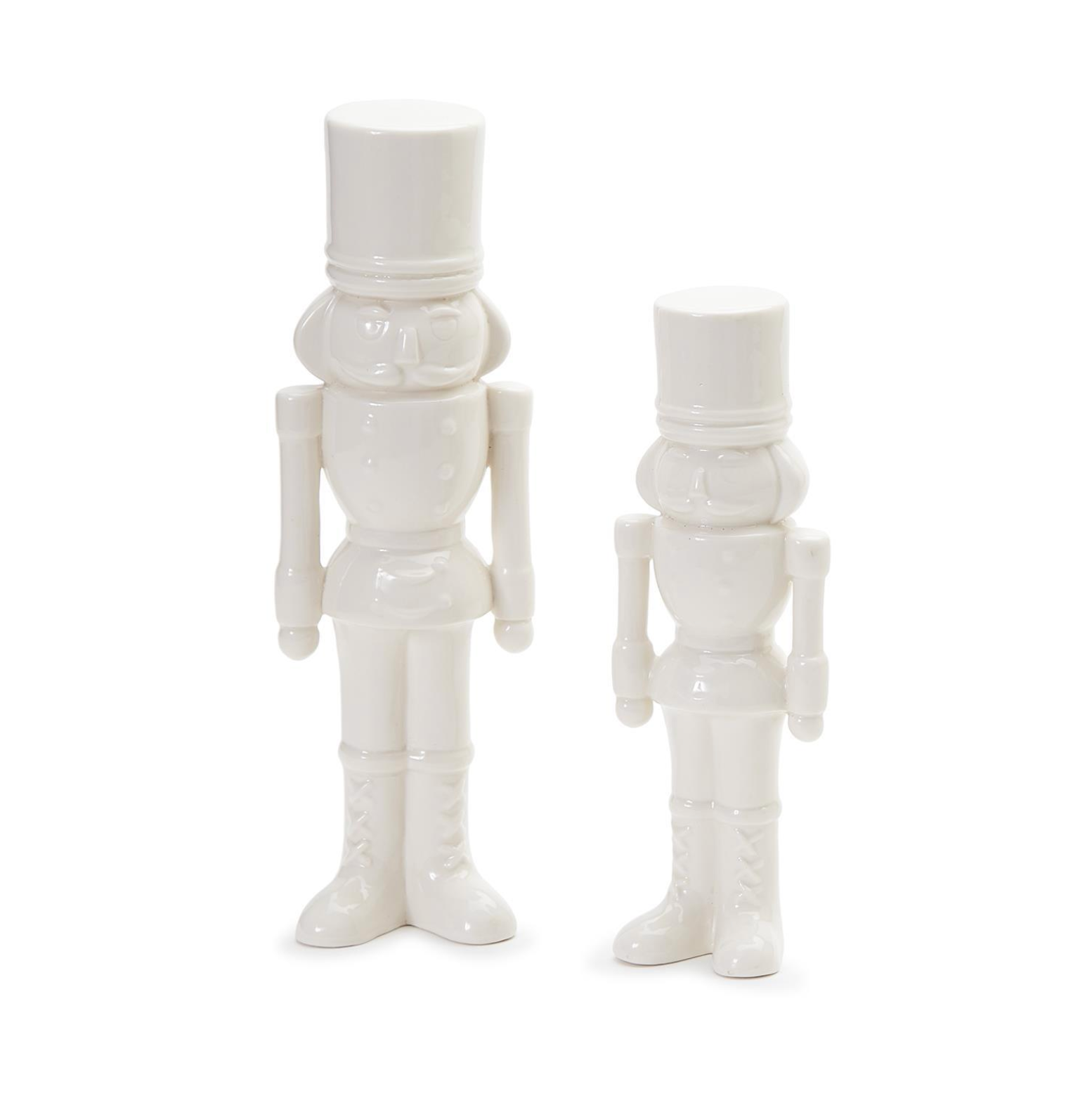 Set of 2 Decorative Nutcrackers - Porcelain