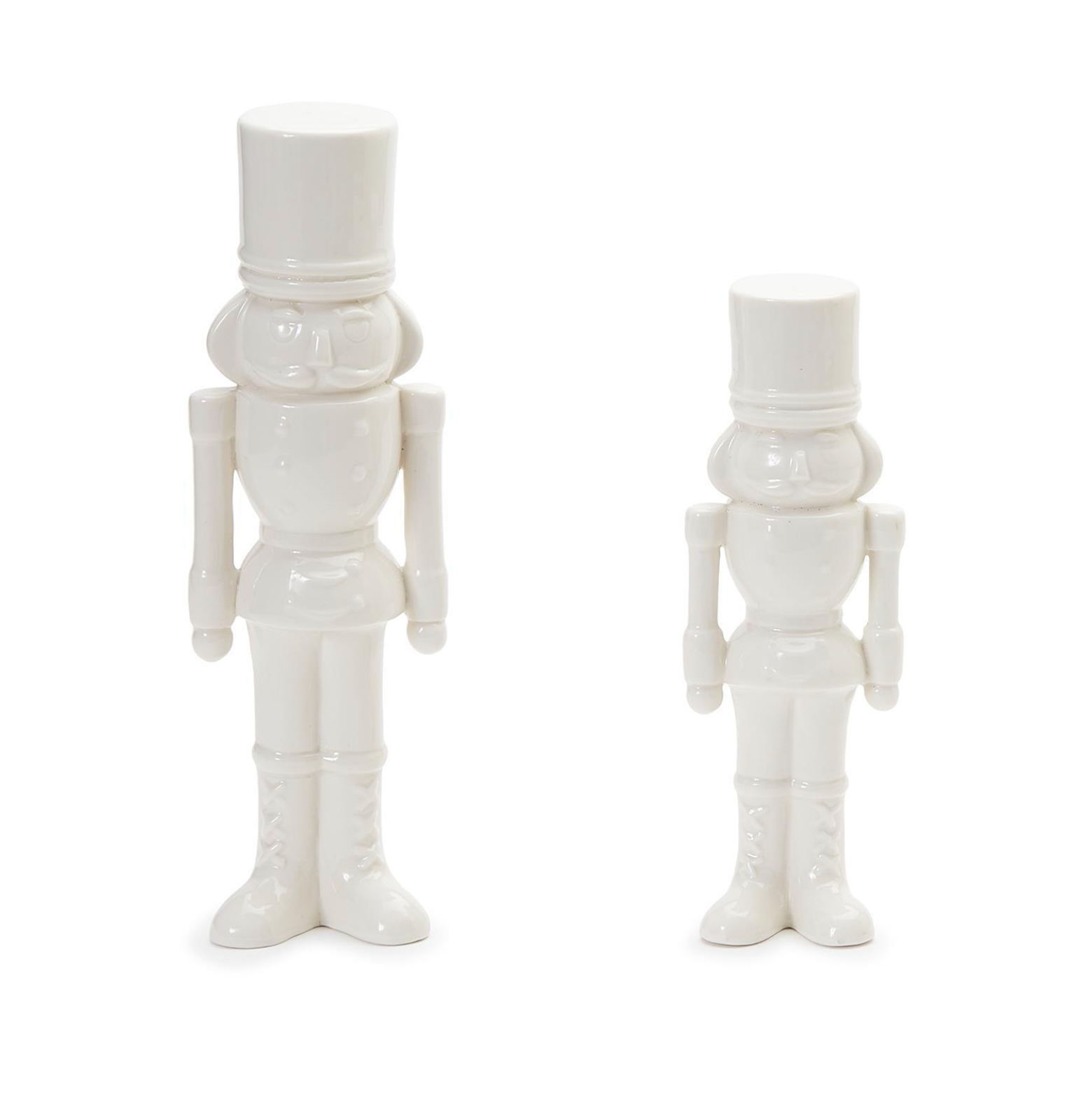 Set of 2 Decorative Nutcrackers - Porcelain