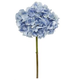 Hydrangea Short Stem 19" Light Blue