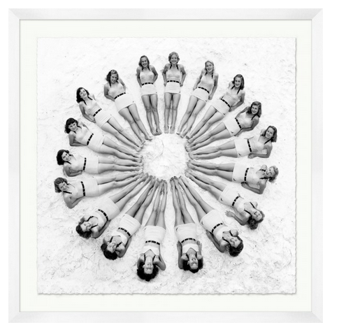 Vintage Swim Party 1 43x43