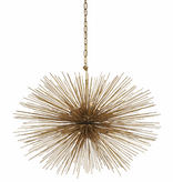 Strada Medium Oval Chandelier in Gild 25.5H x 38W