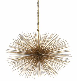 Strada Medium Oval Chandelier in Gild 25.5H x 38W