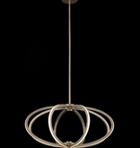 Illuminated Rings of Silver Pendant 62H x 33D