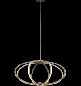 Illuminated Rings of Silver Pendant 62H x 33D