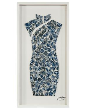 Peng Hony Yan's Porcelain Lady 23"W X 47"H X 2"D