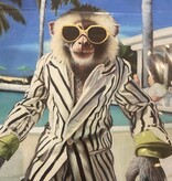 Unframed Art by Serge The Human Monkey 9x12