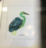 Great Blue Heron 18" x 22"