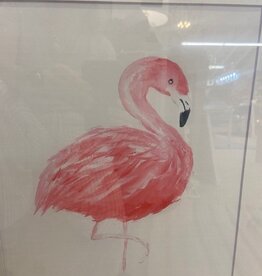 Little Flamingo 22" x 18" Print