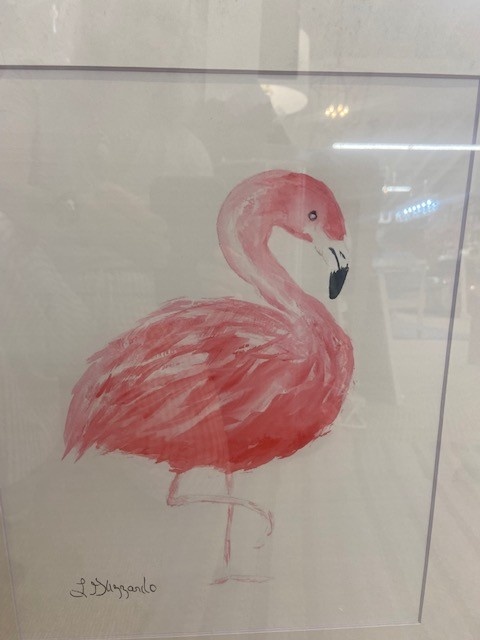 Little Flamingo 22" x 18" Print
