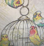 Round Bird Cage Giclee 55 x 66.25