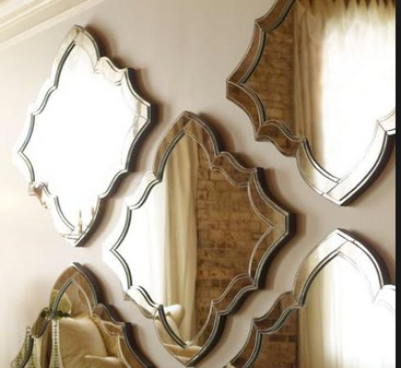 Bedazzled mirror 41.5" x 51.5"