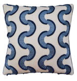 Snake Stitch Rapid Blue - 22x22