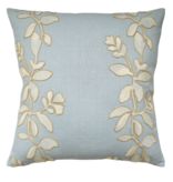 Ginger Flower (Celeste) /Embroidered Linen 14x20
