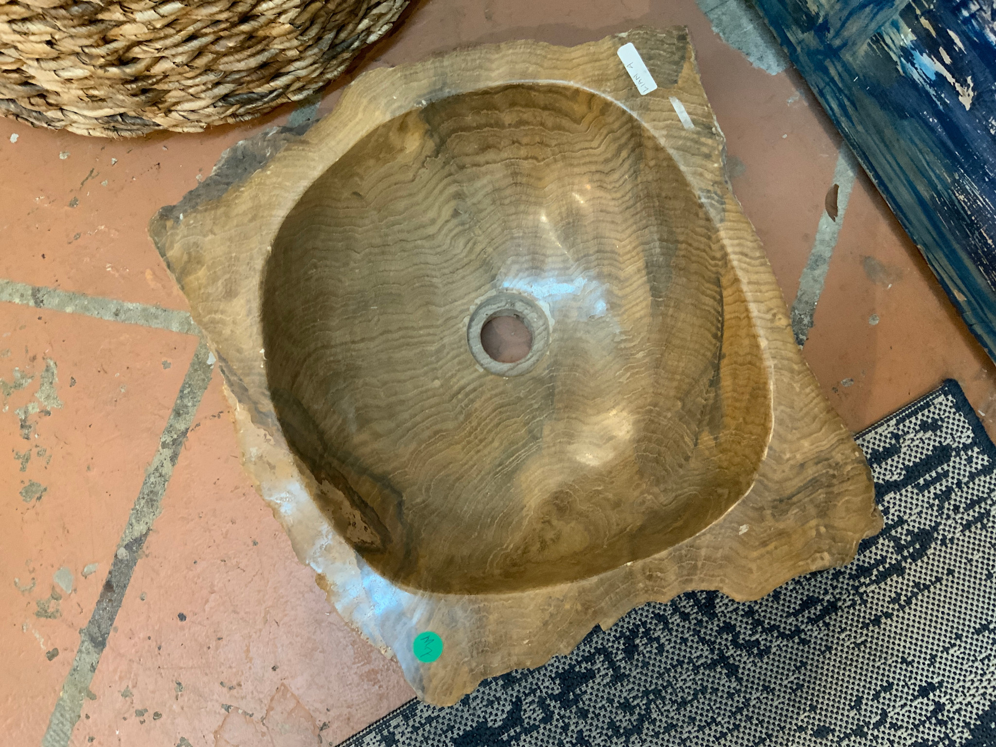 ONYX STONE VESSEL SINK