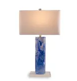 Oceanic Blue Lamp 32"H X 19"W X 11"D