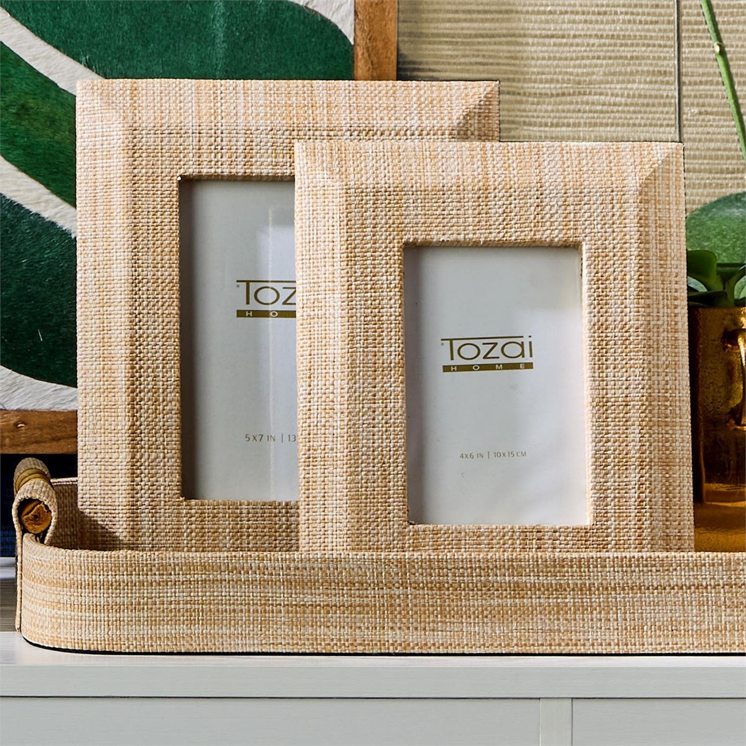 Natural Grass Photo Frame 4x6