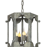Wilmington Pendant 14"H x 12"W x 12"D in Oyster White