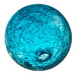 3" Sphere Aqua Crackle
