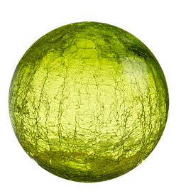 4.5" Sphere Lime Crackle